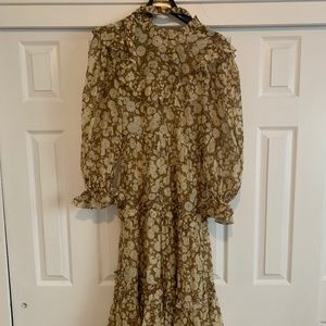 Doen Caramel Dress in Mustard